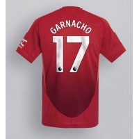 Camiseta Manchester United Alejandro Garnacho #17 Primera Equipación Replica 2024-25 mangas cortas